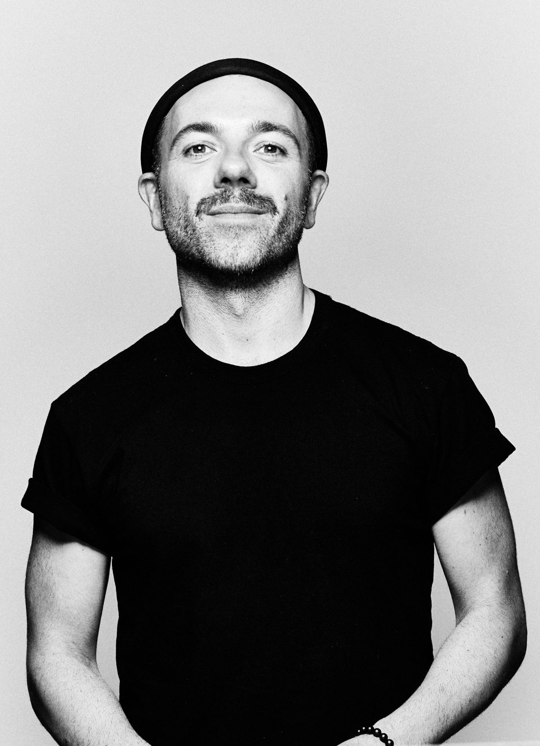 Reuben Wood, Creative Director, black and white portrait